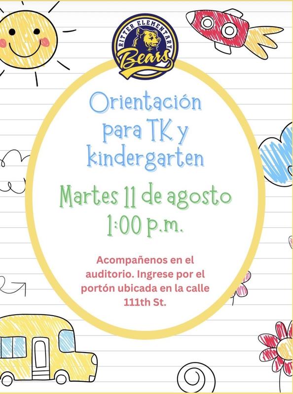 Tk & Kinder Orientation