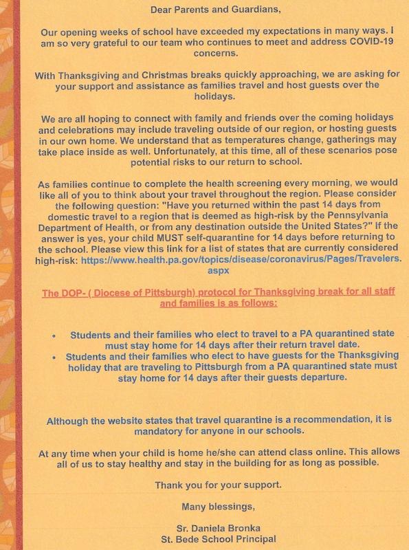 Diocese of Pittsburgh Holiday Safety Protocol Featured Photo