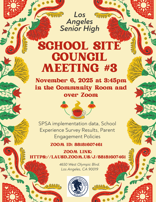 School Site Council #3 Community Room