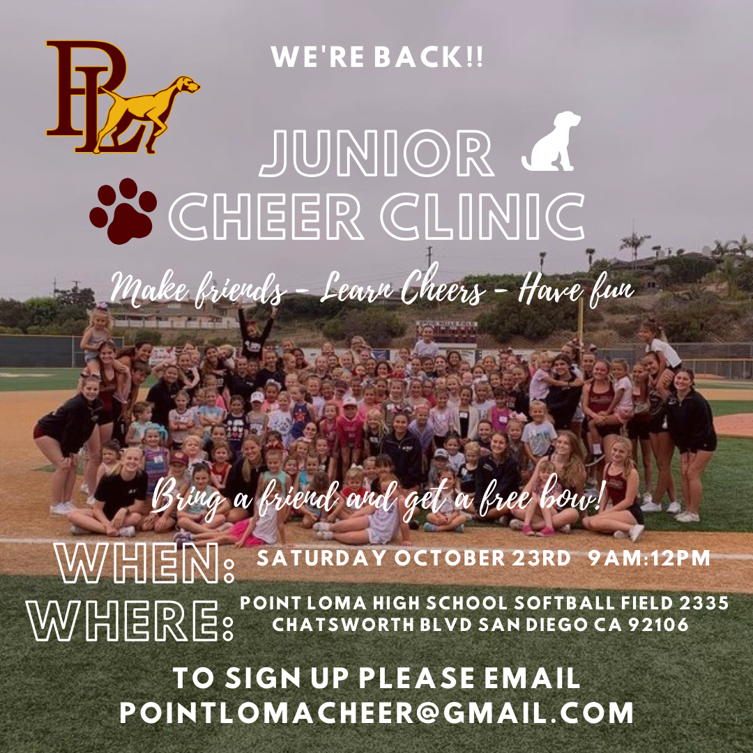 Our Junior Cheer Clinic is BACK!!!