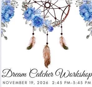 photo of blue feathered dream catcher