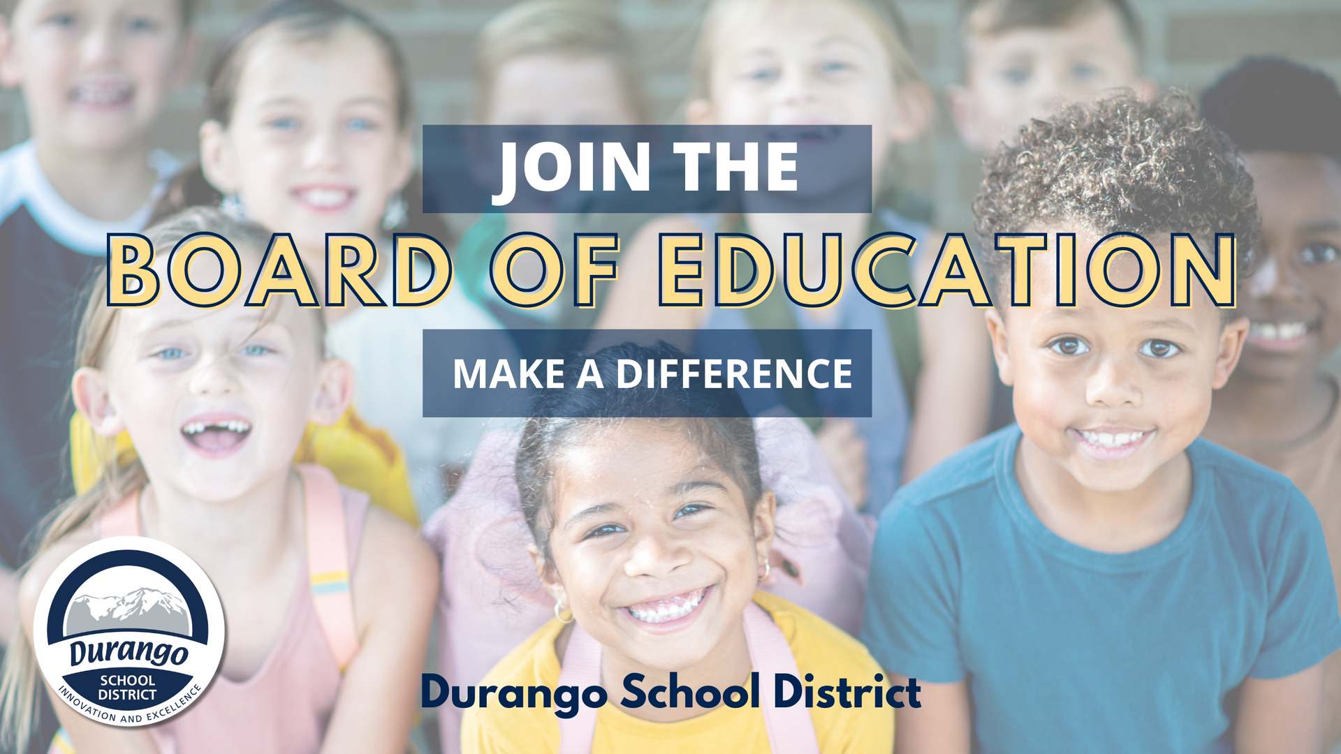 Board of Education marketing blurb for Board seat D