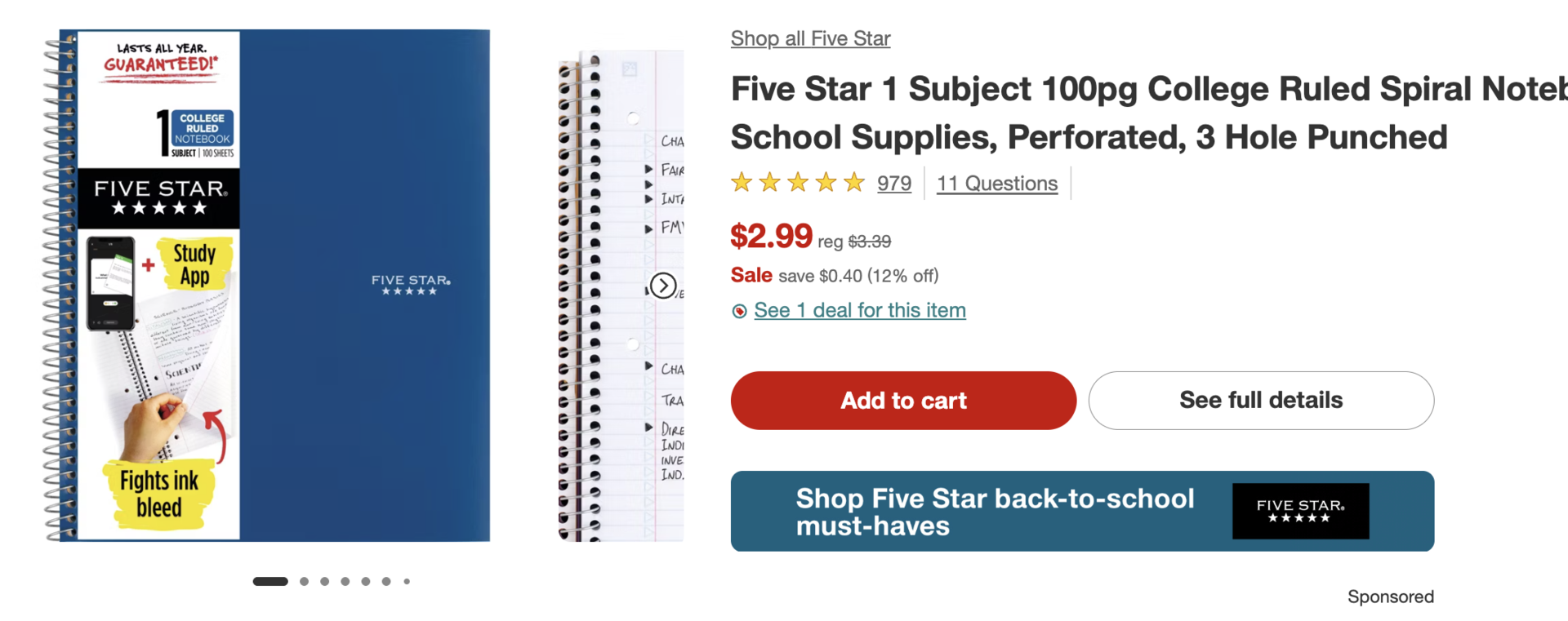 Notebook Example