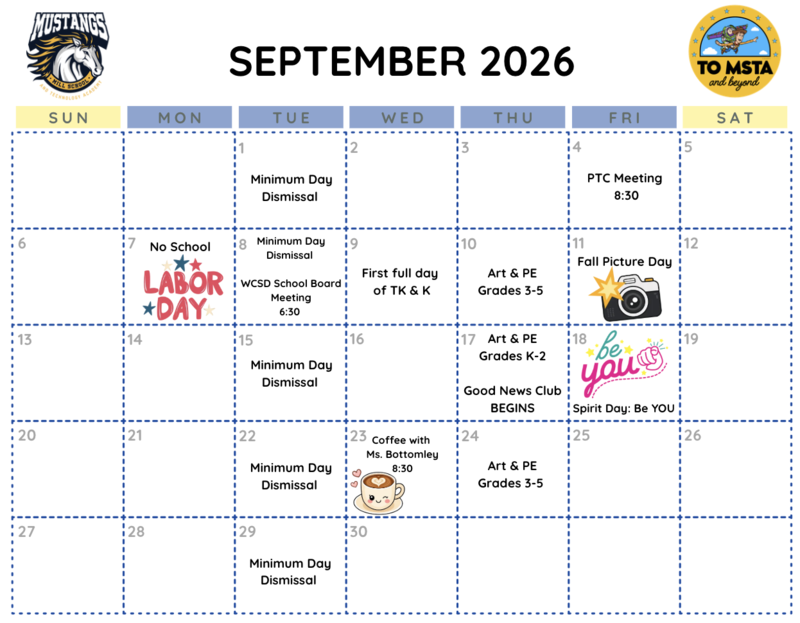 September Calendar