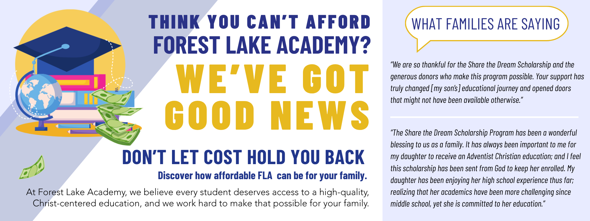 Think You Can't Afford FLA? We've Got Good News
