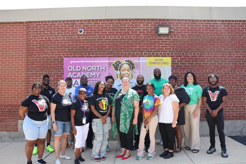 Group photo of Old North volunteers