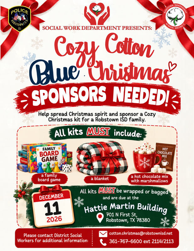 Cozy Cotton Blue Christmas Event