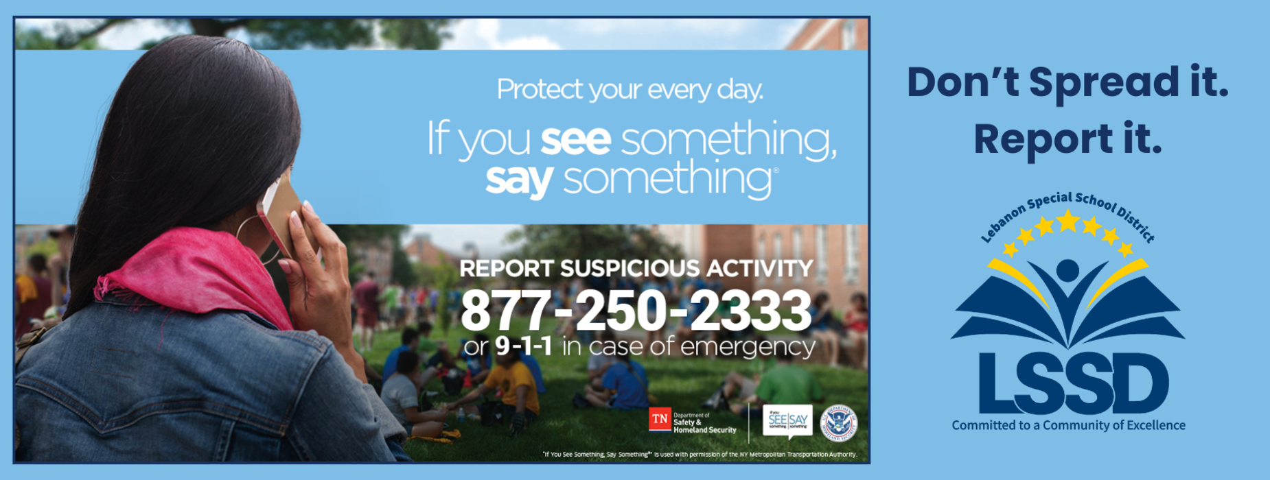 See Something, Say Something Banner