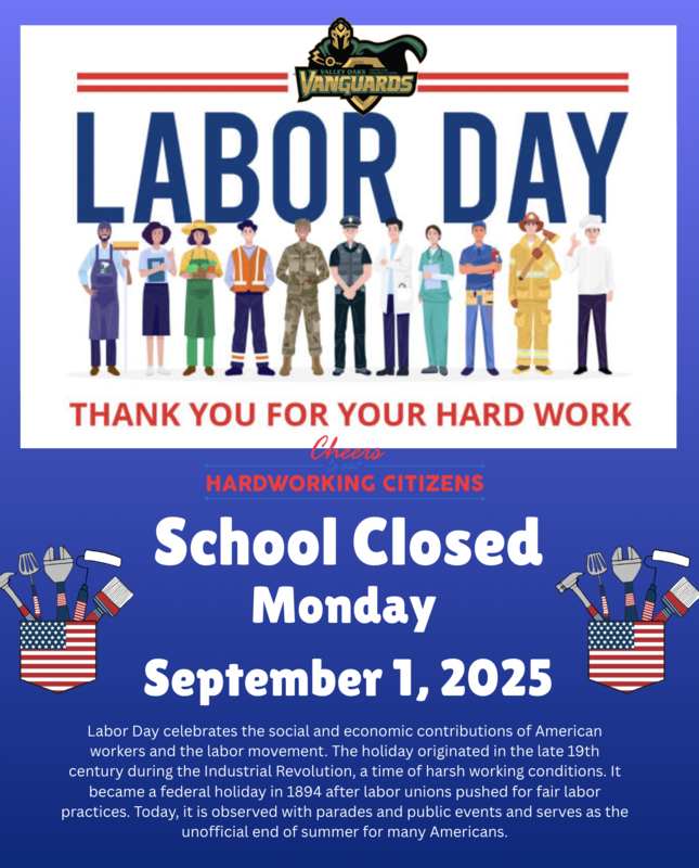 school closed September 1