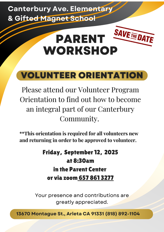 Volunteer Orientation