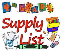26-27 4th Grade School Supply List Featured Photo