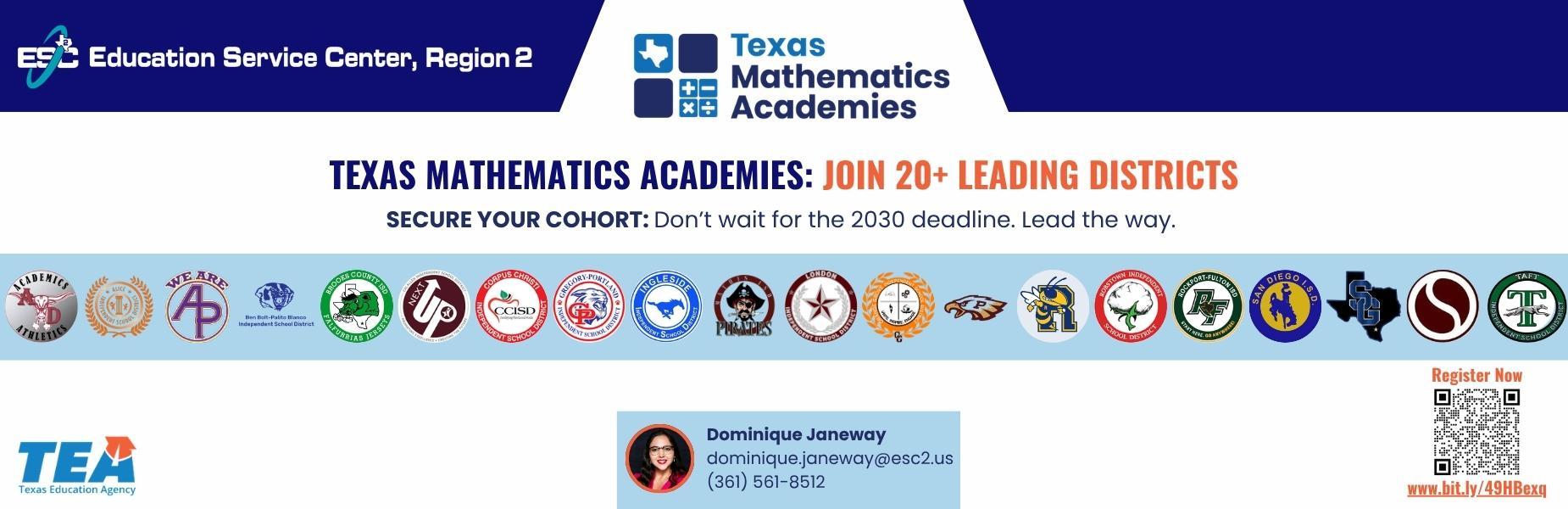 Texas Math Academies Pilot Partnership