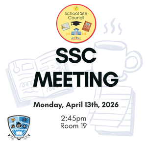 SSC Meeting 4.13.26 @ 2:45pm