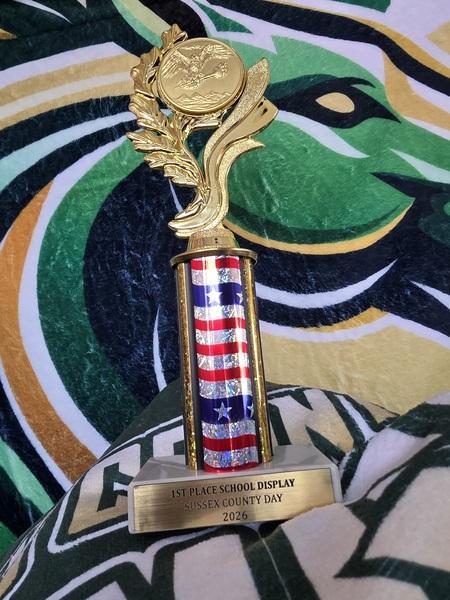 First place school display trophy