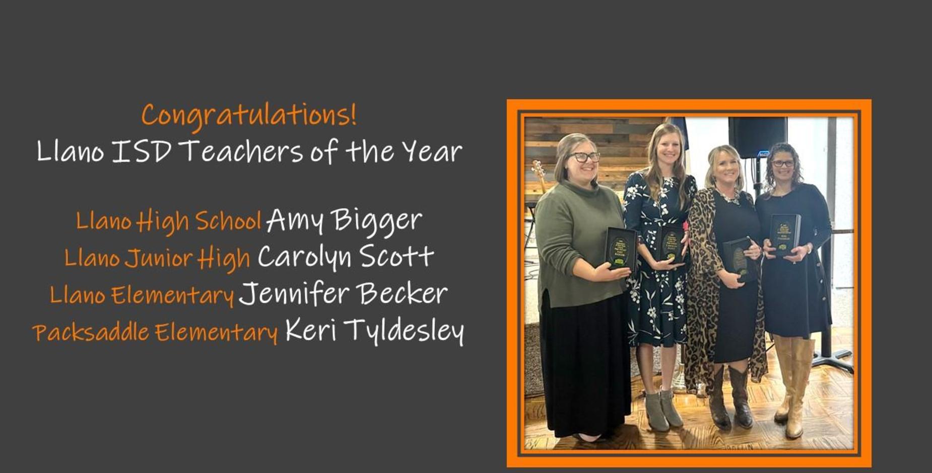 Teachers of the year