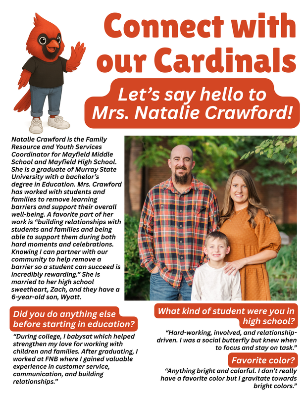 Connect with our Cardinals: Natalie Crawford Screenshot of pdf
