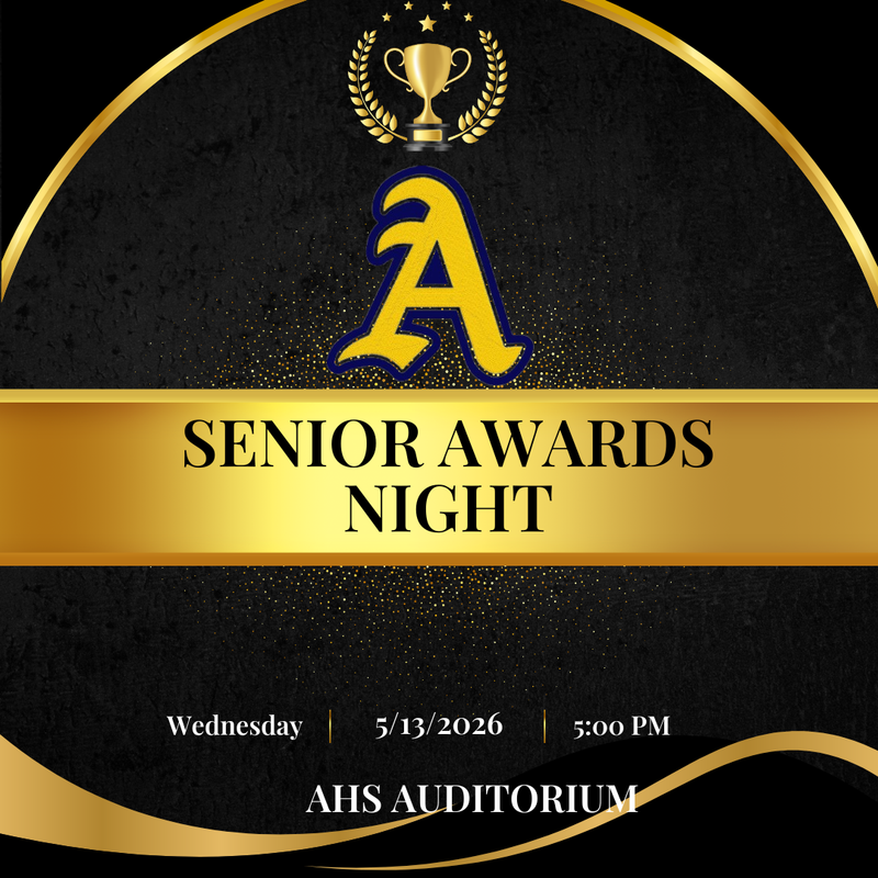 Senior Awards Night banner