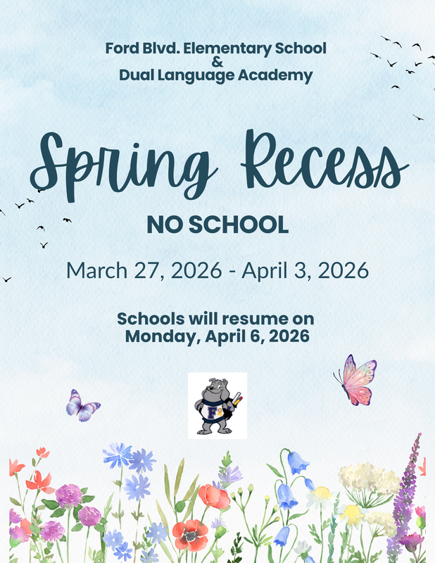 spring recess no school