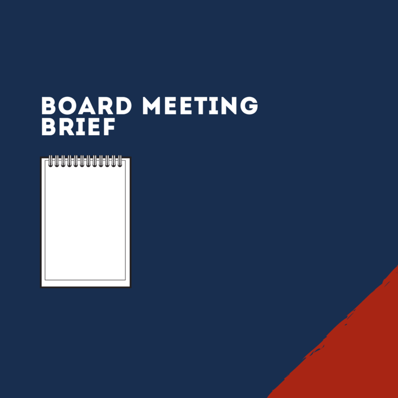 Board Brief Graphic