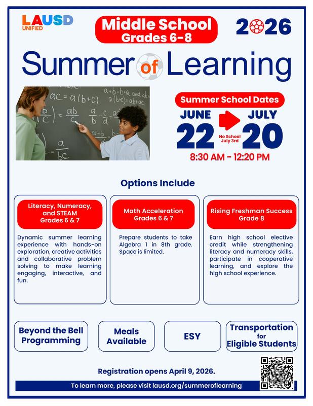 Summer of Learning Flyer