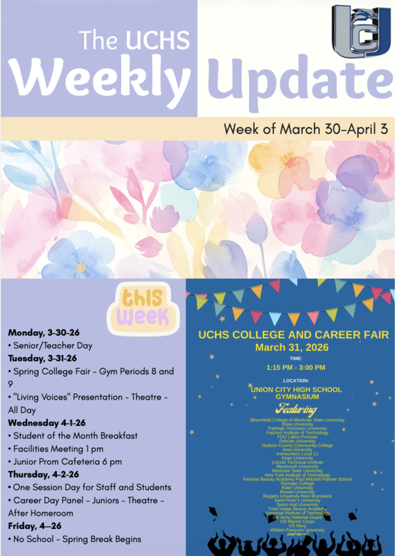 UCHS Weekly Update: March 30-April 3, 2026