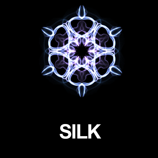 Silk image of six sided artwork