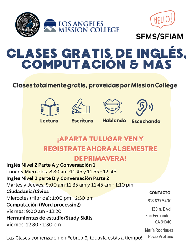 Free Adult ESL Classes & Computer Classes Featured Photo