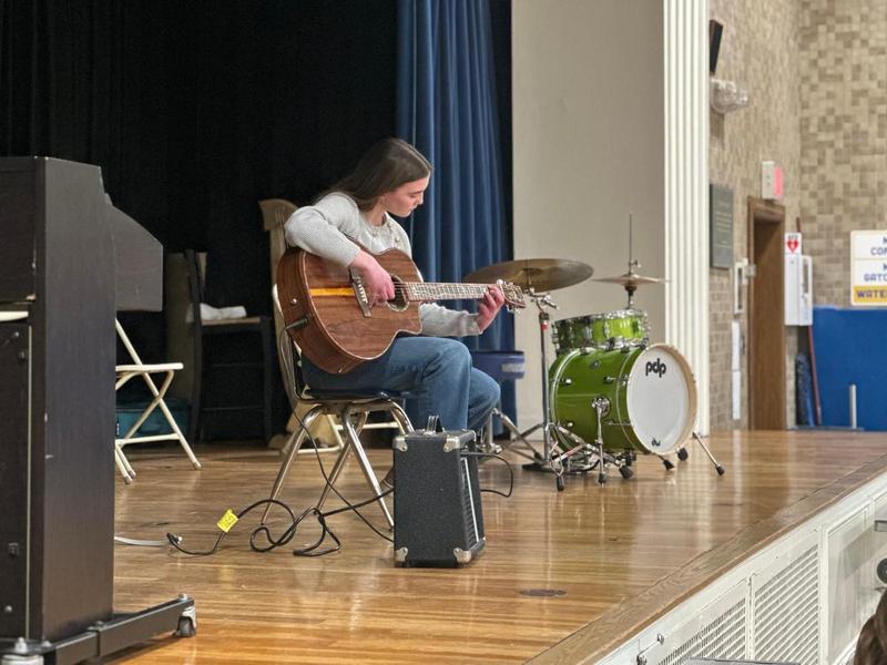 Picture(s) of the week: Taylor Riley (top) performing 
