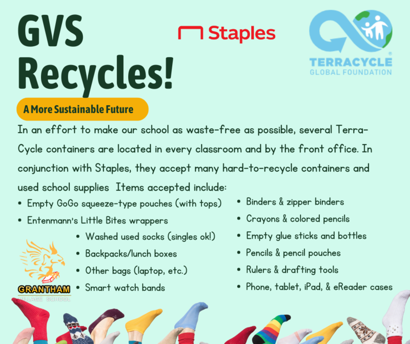 Terracycle items accepted