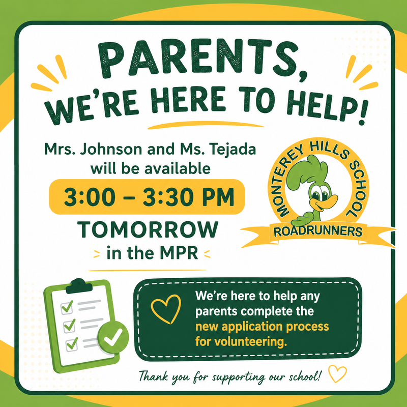 New Volunteer Procedure Forms - We're here to help - Fri. Aug. 21, 3pm - 3:30pm Featured Photo