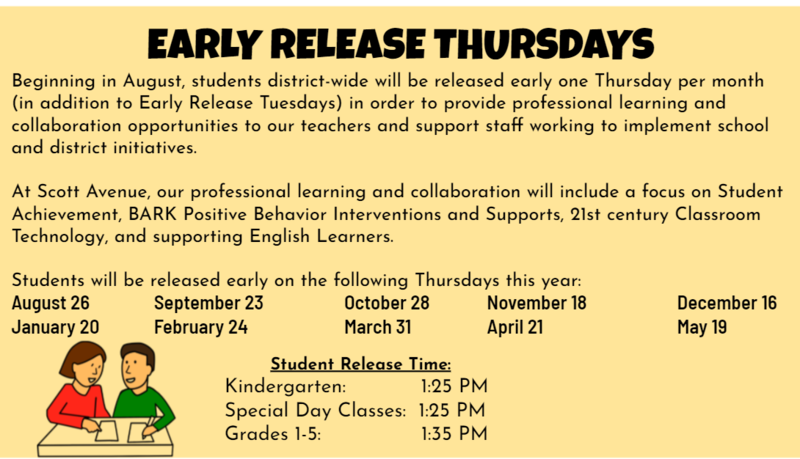 Image of Early Release Thursdays