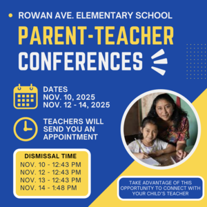 Parent-Teacher Conferences flyer in English