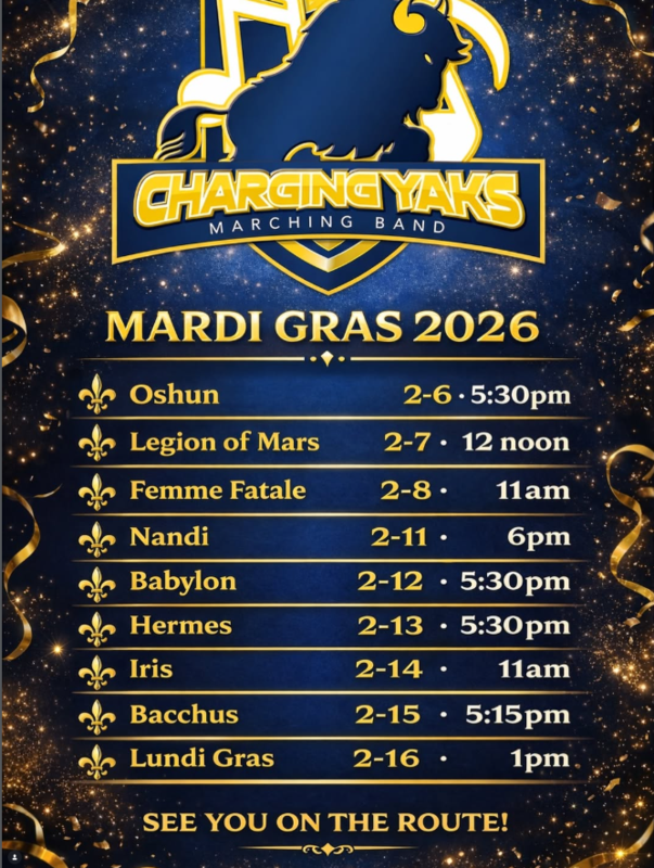 Parade Schedule