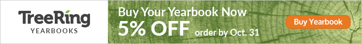 Order yearbook by Oct. 31 for a 5% discount.