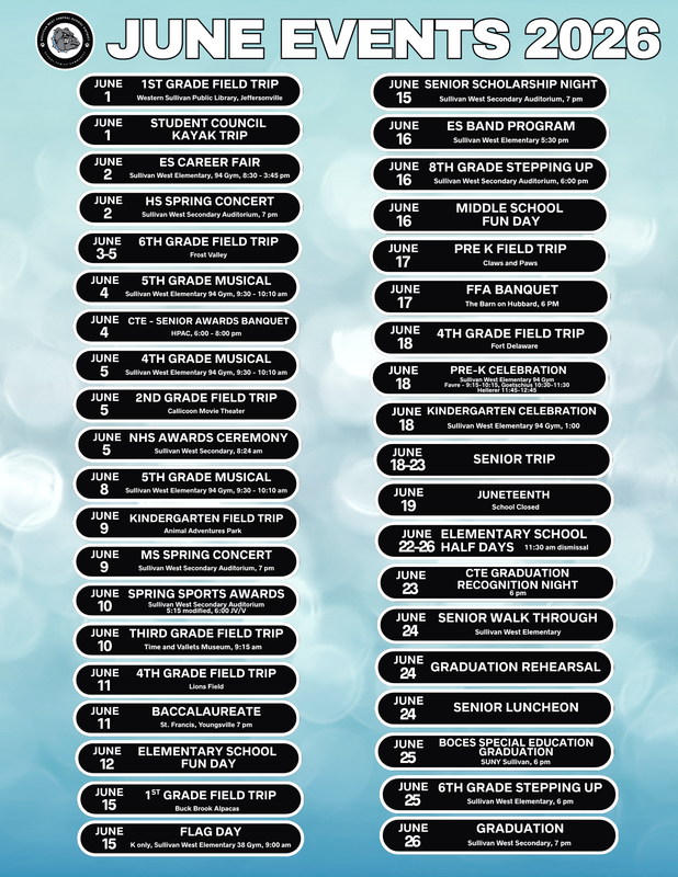 June calender