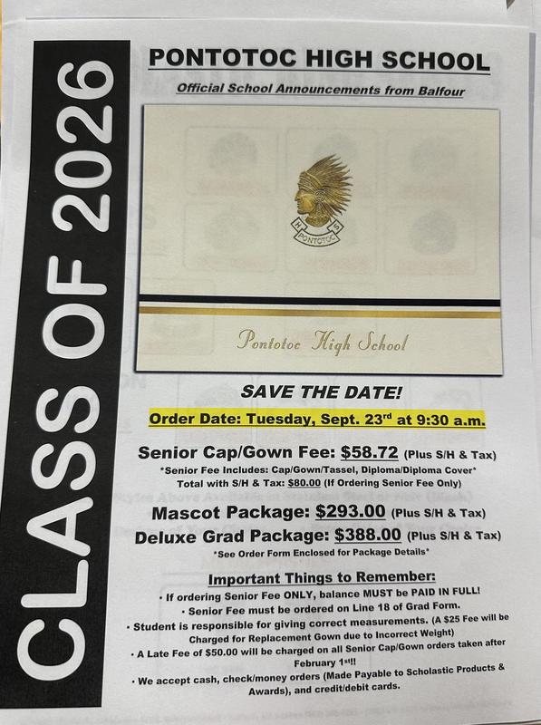 Info sheet from packet