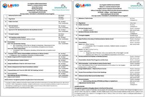 Pic of SSC & ELAC Agendas