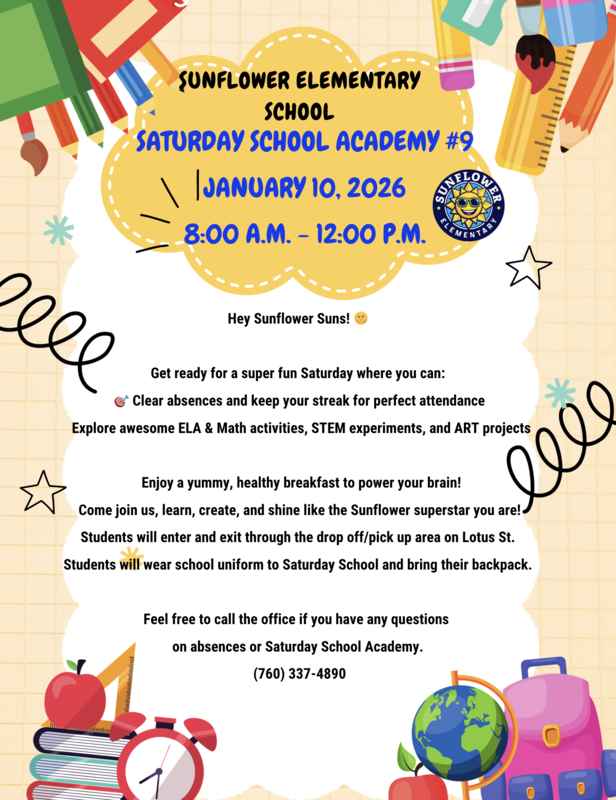 Sunflower Saturday School Academy #9 Featured Photo