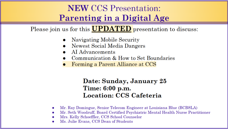 UPDATED: Parent Presentation:  Parenting in a Digital Age- Jan 25 Featured Photo
