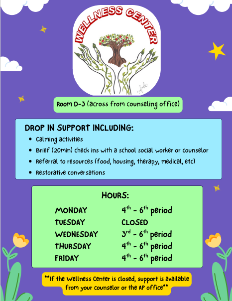 WELLNESS CENTER ROOM D-3 NOW OPEN