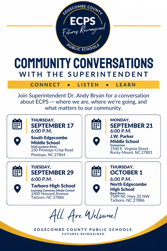 COMMUNITY CONVERSATIONS WITH THE SUPERINTENDENT