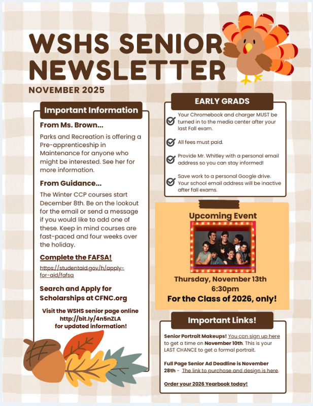 November 2025 Senior Newsletter
