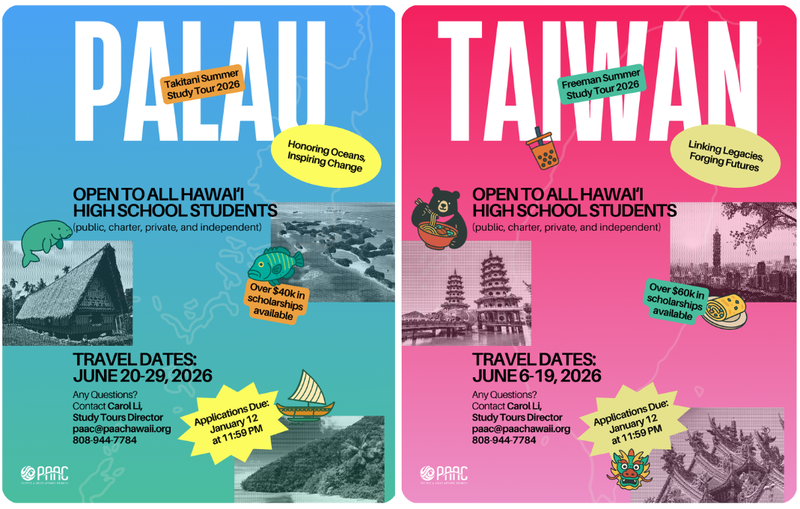 PALAU AND TAIWAN POSTERS