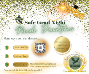 Grad Night donation flyer