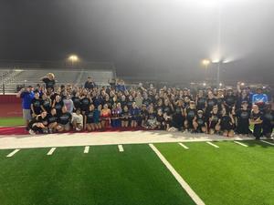 Redwater Dragon Band smiles in group photo