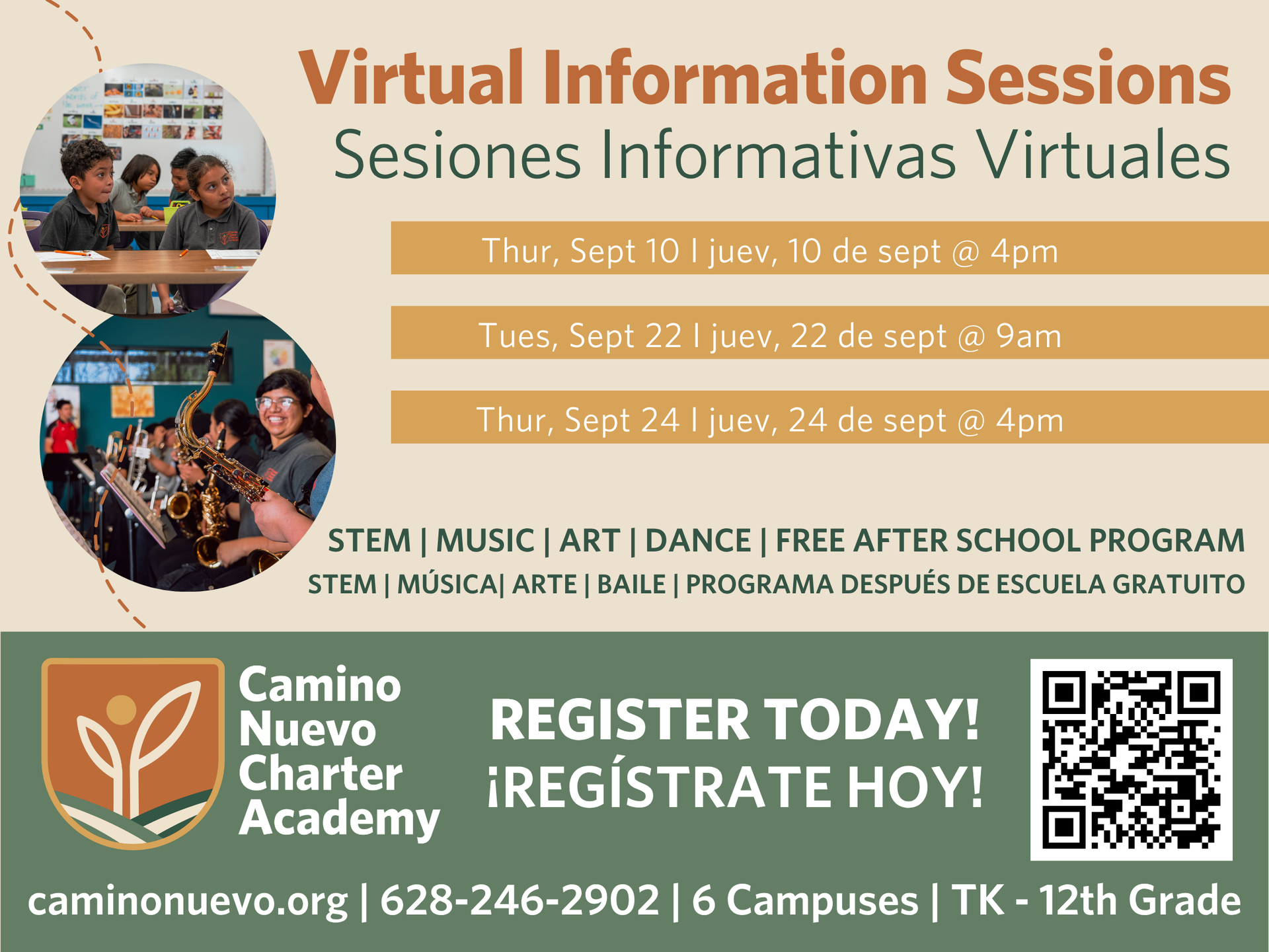 September 2026 Virtual Sessions