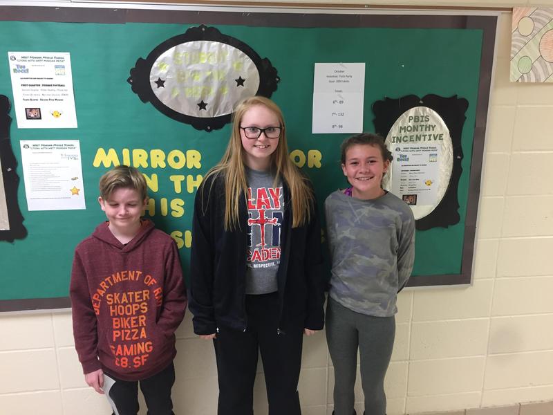 Middle School Students of the Week Featured Photo