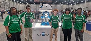 Students posing at VEX
