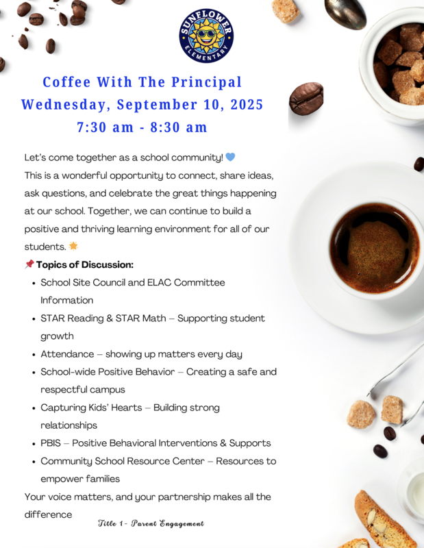 Coffee With The Principal Featured Photo