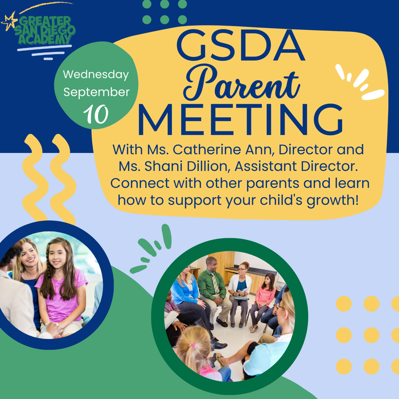 Graphic with Parents and children photos